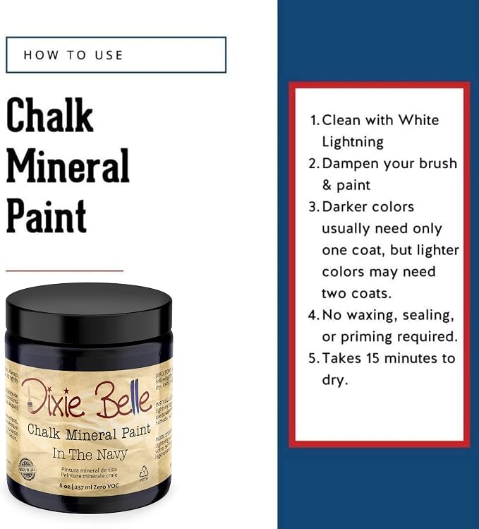 Dixie Belle Paint Company Chalk Finish Furniture Paint - Image 3