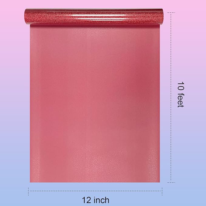 Glitter HTV Heat Transfer Vinyl Rolls are Made from Materials. The Glitter - Image 2