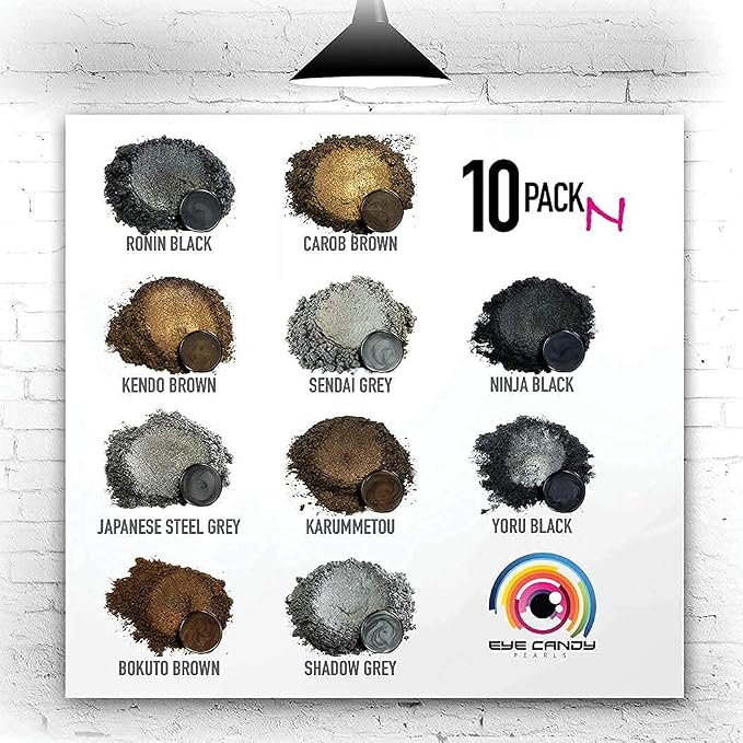 Eye Candy Pigments Premium Brown Mica Powder - Image 8