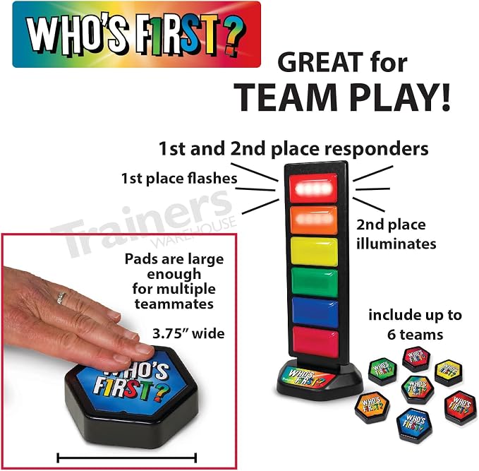 Trainers Warehouse Who's First? v3 Wireless Game 6 Buzzer System | Foster - Image 3
