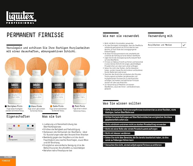 Liquitex Professional High Gloss Varnish - Image 2