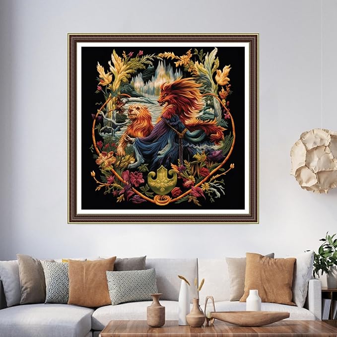Foxhool Beginners Cross Stitch Kits Stamped Full Range of Embroidery Kits - Image 2