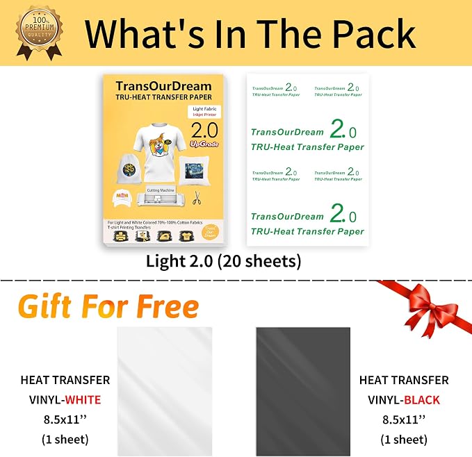 TransOurDream Tru-Iron on Heat Transfer Paper - Image 2