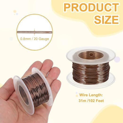 uxcell 20 Gauge / 0.8mm Anodized Aluminum Wire - Image 2