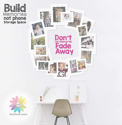 Mat Board Center, 8x10 for 4x6 White Photo Picture Mats - Image 5