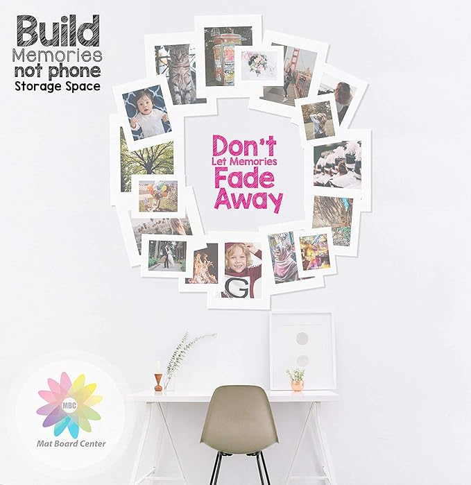 Mat Board Center, 8x8 for 4x4 White Photo Picture Mats - Image 5