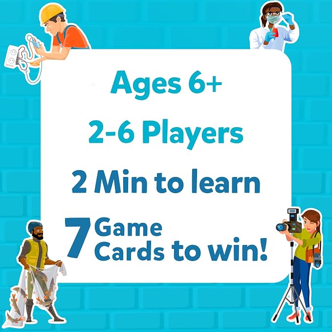 Skillmatics Guess in 10 Professions, Kids & Families Who Love Card Games - Image 7