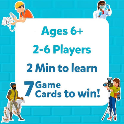 Skillmatics Guess in 10 Professions, Kids & Families Who Love Card Games - Image 7