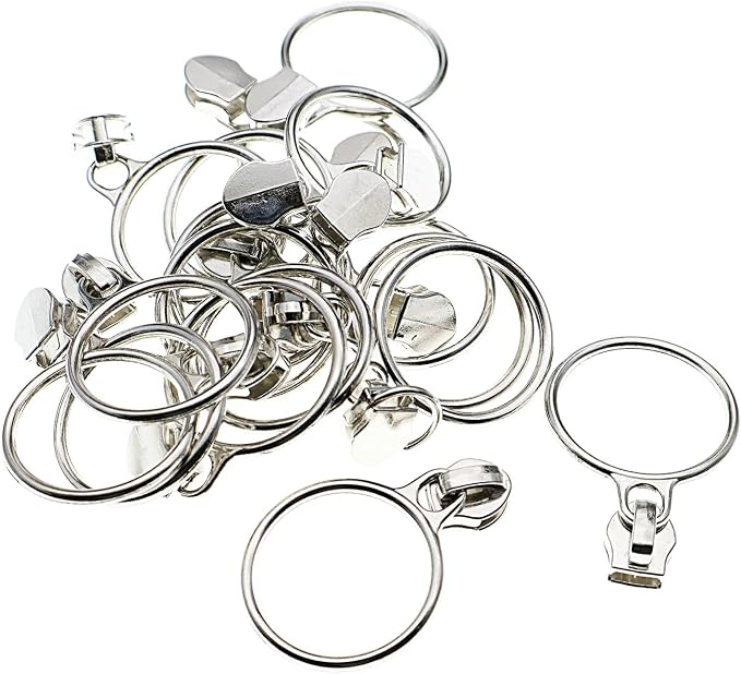 Leekayer #5 Silver Metallic Nylon Coil Zippers by The Yard Bulk 10 Yards Black - Image 5