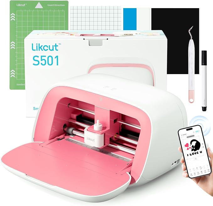 Likcut Vinyl Cutter Machine, Upgrade Cutting Machine Glee S501 by CreateDIYCraftyFunwithLikcut