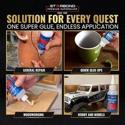 Starbond 4 oz Medium CA Glue - Image 6