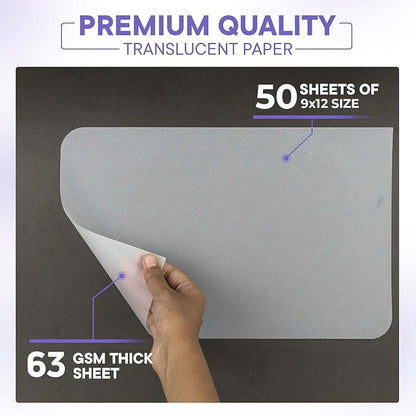 Xulmar Tracing Paper 9x12 63 GSM - Image 2