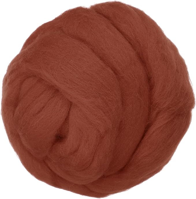 PATIKIL Wool Roving Yarn, 80G/2.82OZ Soft Felting Wool Pure Chunky Roving Yarn by PATIKIL