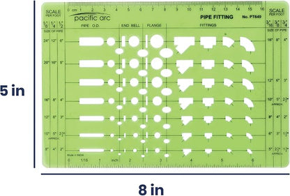 Pacific Arc Pipe Fitting Template Guide, - Image 2
