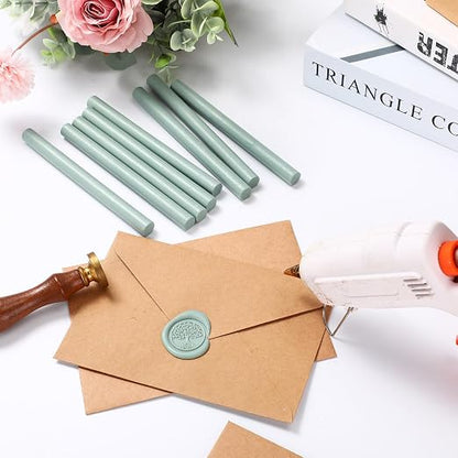Nuanchu 15 Pcs Glue Gun Sealing Wax Sticks Retro Vintage Wax Sticks - Image 2