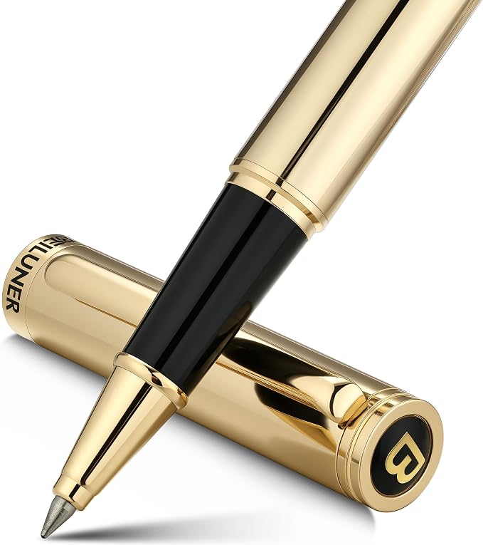 BEILUNER Luxury Gold Rollerball Pen, Stunning Pens by BEILUNER