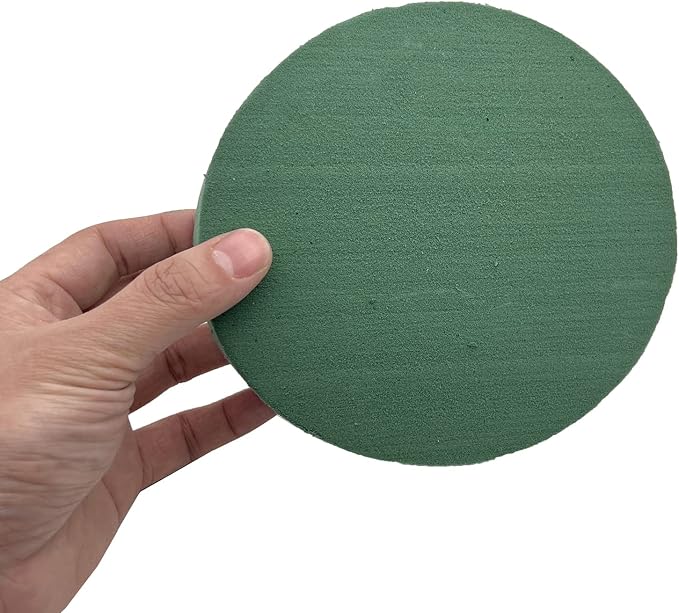 5 Pcs Floral Foam, Dry Wet Floral Foam Bricks Round - Image 3