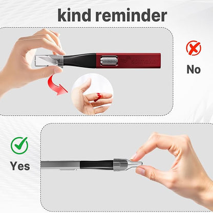 3 PCS Exacto Knife, Hidden Blade Design at The End, Comes - Image 6