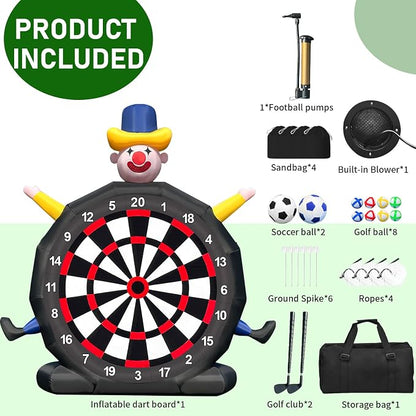 14ft Giant Inflatable Soccer Dart Board - Image 5