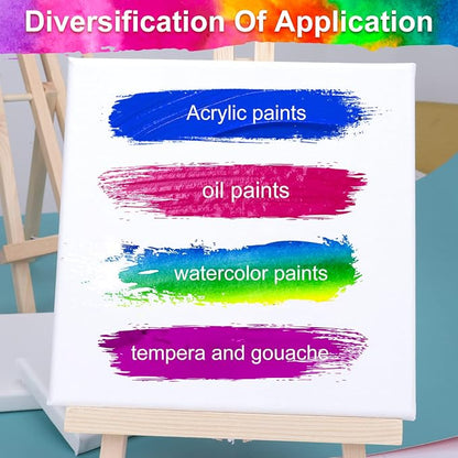 4 Packs Square Canvases for Painting - Image 5