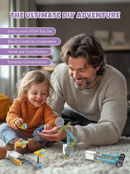50-in-1 STEM Building Toys for Kids Aged 6-12: 50 Models Science Educational - Image 5