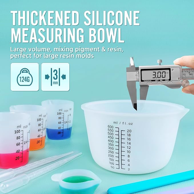 Silicone Resin Mixing Measuring Cups - Image 7