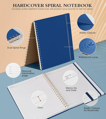 Spiral Notebook Journal 8.5” x 11”, A4 Large Notebooks - Image 3