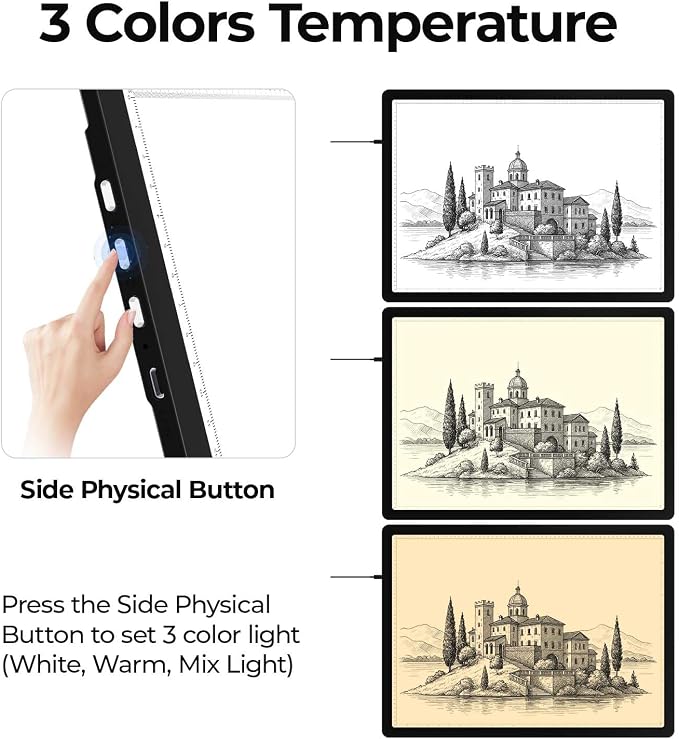 Heanolier A2 Artist tracing Light Box Copy Table, Large Magnetic Light pad - Image 5