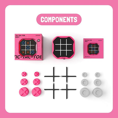 GiiKER Tic Tac Toe Bolt Game, Original 3-in-1 Handheld Puzzle Game, Portable - Image 7