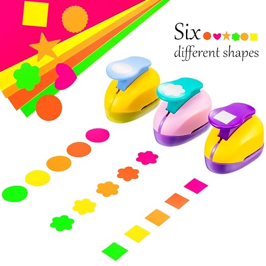 CHENGU 16 Pcs Craft Holes Punch Paper Punchers Scrapbook Punches - Image 7