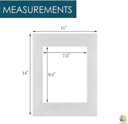 Mat Board Center, 11x14 Silver Color Mats - Image 2