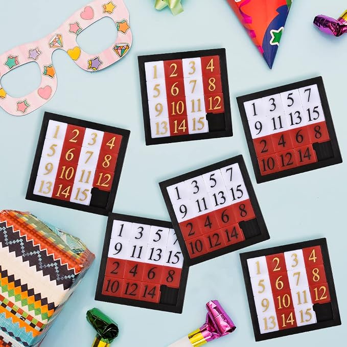 Gamie Slide Puzzles for Kids – Set of 24 Pocket-Sized Hand Puzzle Games - Image 5