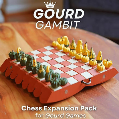 Forgecore Gourd Games, Pumpkin Game Set: Magnetic Chess Checkers, Dice Tower - Image 4