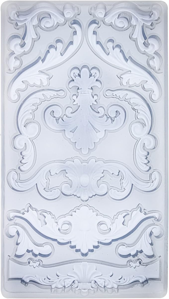 Scrollworks Mold for Polyclay Air Dry Clay Plaster - Image 3