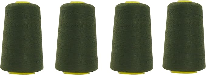 Mandala Crafts 4 Pack of Serger Threads Cones Spools by MandalaCrafts