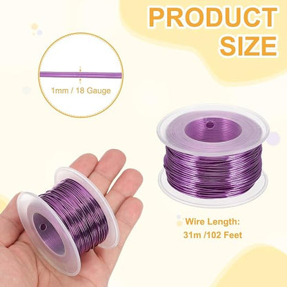 uxcell 18 Gauge / 1mm Anodized Aluminum Wire - Image 2