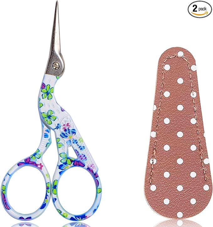 BIHRTC 3.6inch Small Craft Scissors Cross Stitch Knitting Scissors Sharp by HOME