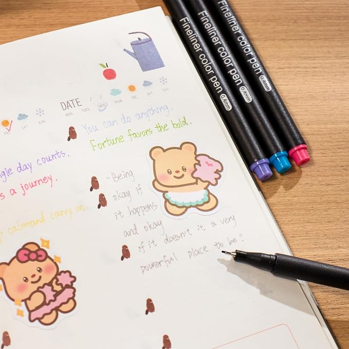 24 Colors Fineliner Color Pens - Image 4