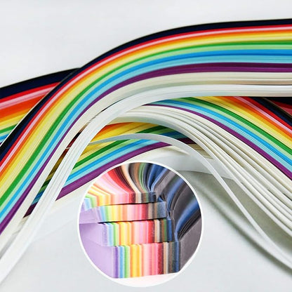 Paper Quilling Strips with 26 Colors 2080 Strips Quilling Tools and Supplies - Image 3