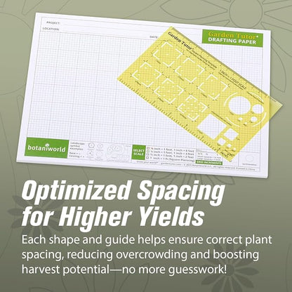 Garden Tutor Square Planning & Drafting Kit – Plan High-Yield Vegetable Gardens - Image 5