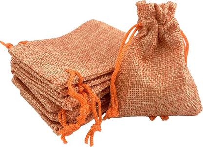 Palmhomee Pack of 25 Burlap Gift Bags by Palmhomee