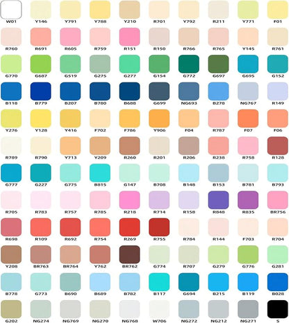 120 Colors Acrylic Paint Markers Set, Water Based Acrylic Paint Pens - Image 4