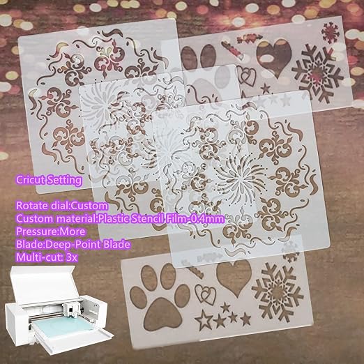 BANLTRE 10 Sheets 10 mil Mylar Sheet 12 x 12 inch Milky Translucent PET Blank - Image 4