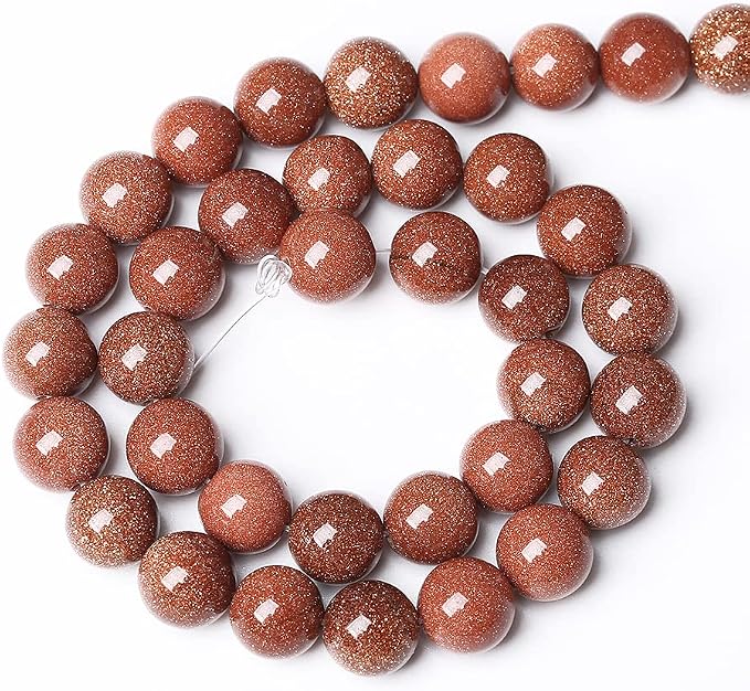 90pcs 4mm Natural Gold Sandstone Beads Gemstone Round Loose Beads - Image 5