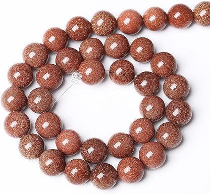 90pcs 4mm Natural Gold Sandstone Beads Gemstone Round Loose Beads - Image 5