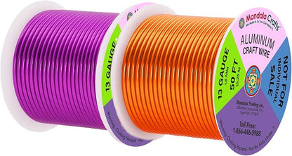 Mandala Crafts 13 Gauge Anodized Aluminum Craft Wire - Image 3