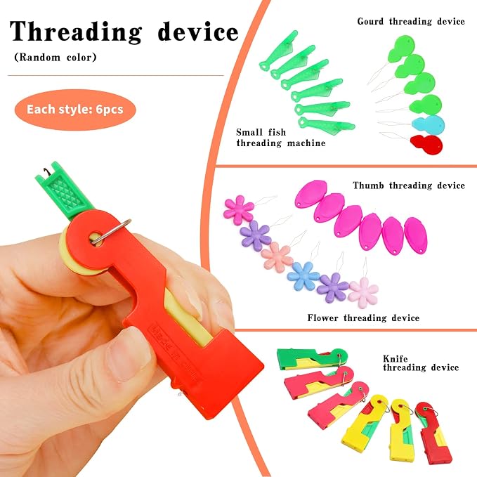 Fedmut Needle Threaders Set, Embroidery & Machine Sewing - Image 3
