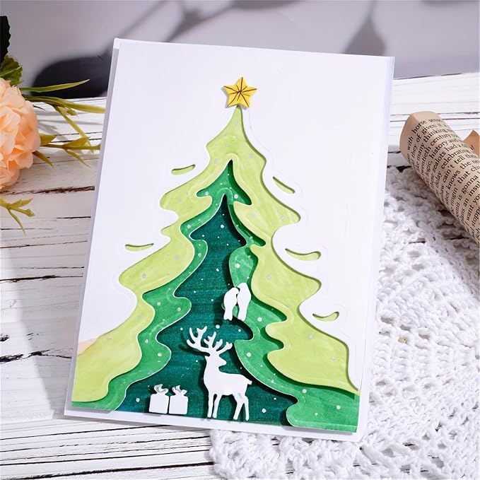 Festivals Metal Cutting Die for Scrapbooking, Christmas Cut Stencils for DIY - Image 3