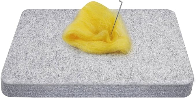 YCWEI YCWEI Needle Felting Pad, 100% Natural Wool Needled Felting Mat, Thick - Image 2
