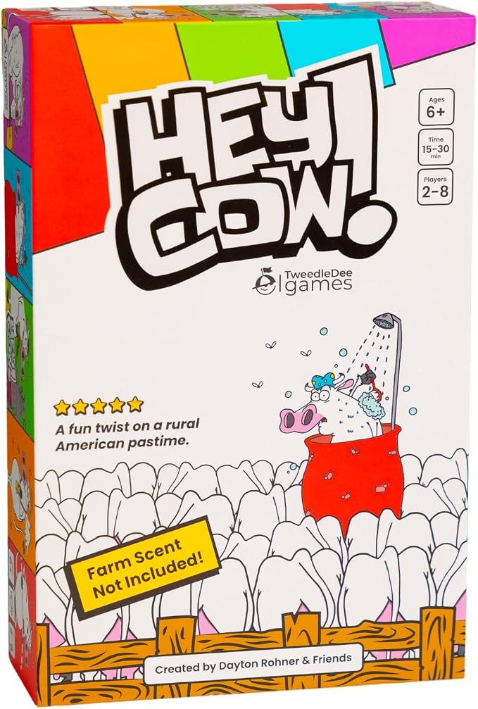 Hey Cow! - Family Card Game for Kids and Adults - Fun Farm-Themed Strategy Game by Unknown